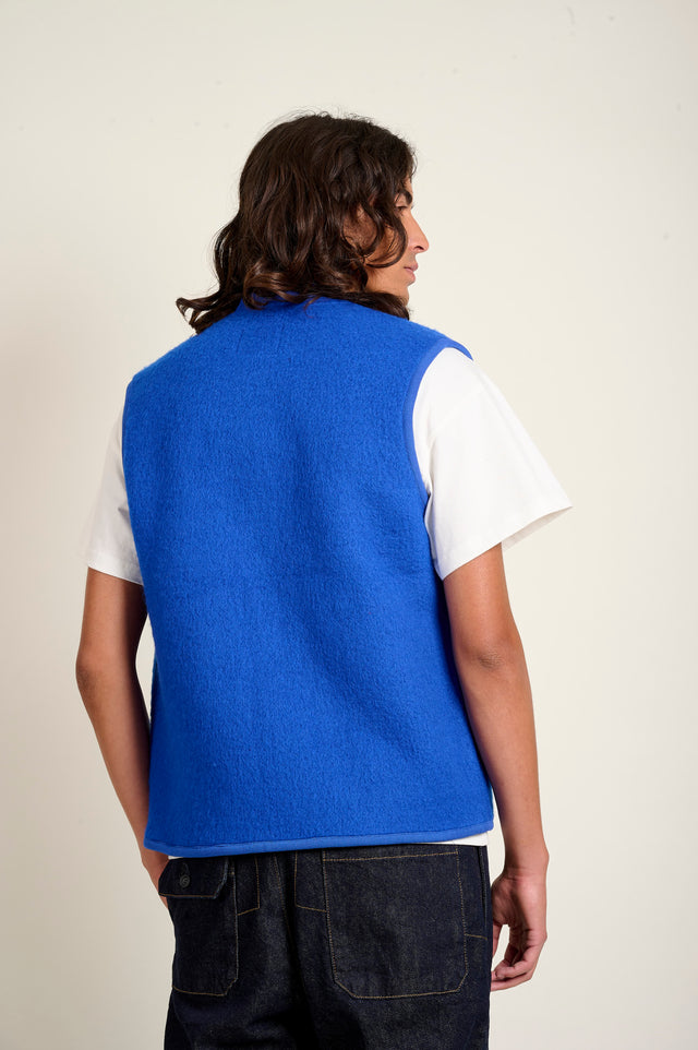 GILET SANS MANCHES ARTHUR - BLEU HERO - FLEE
