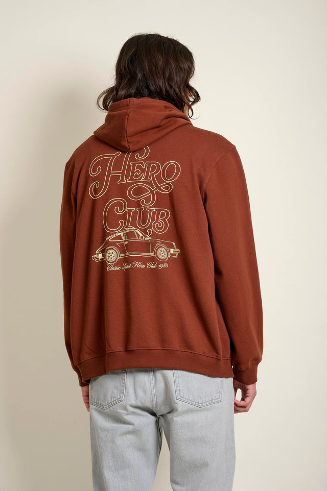 HOODIE ZIPPE ALFONSO - CHOCO - FLEE