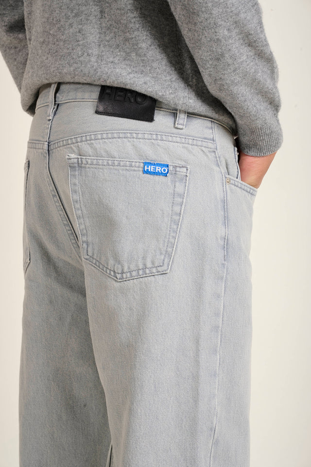 JEANS STRAIGHT - GREY ZR - PANTS