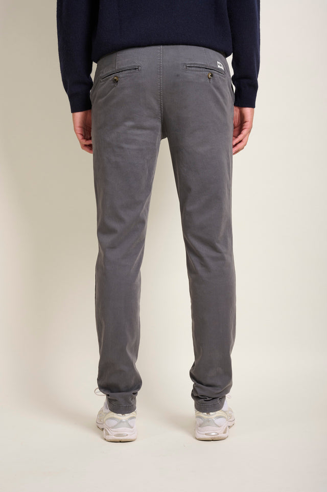 PANTALON BASIC CHINO - ASPHALTE - PANTS