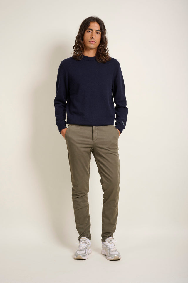 PANTALON BASIC CHINO - MILITARY - PANTS