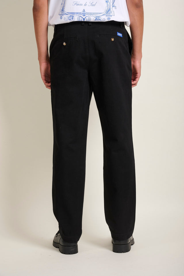 PANTALON CHINO REG - BLACK - PANTS
