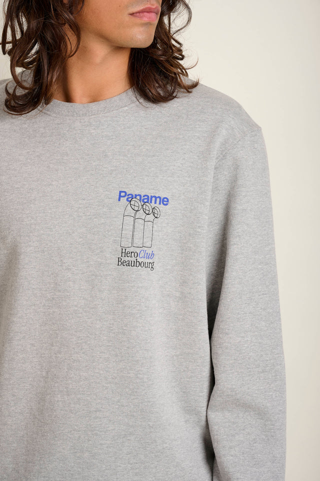 SWEAT ANDREA - GREY MELANGE - FLEE