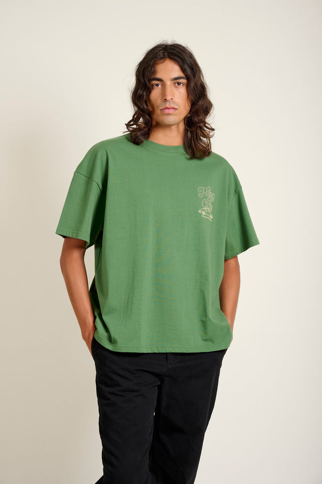 AKIRA TEE GRASS GREEN TEESHIRT