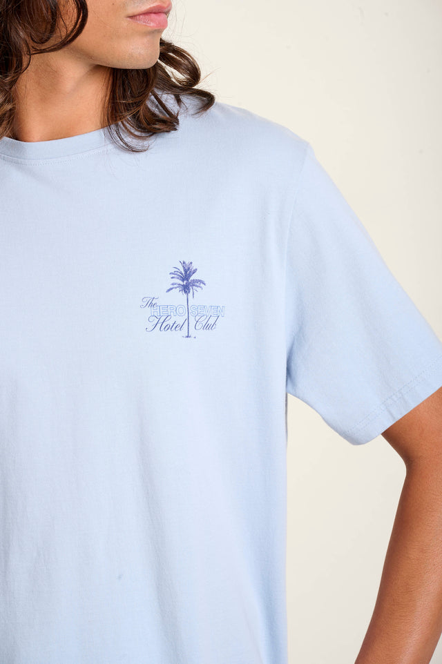 AMADEO TEE ORIZON BLUE TEESHIRT