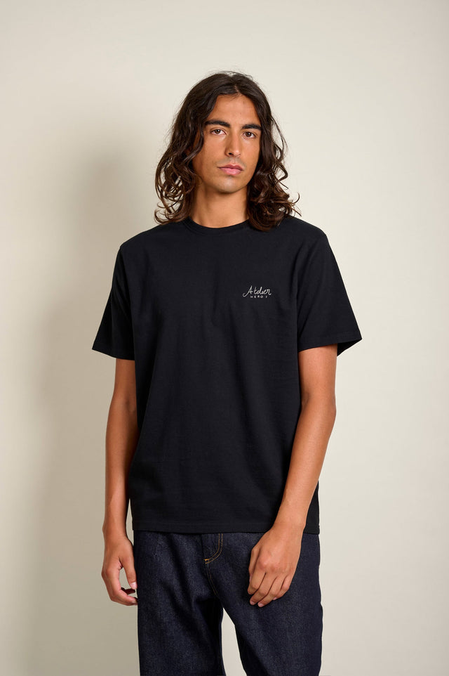 T-SHIRT AMBROISE - BLACK - TEESHIRT