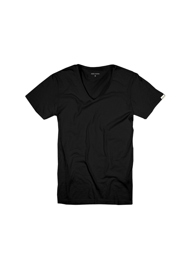 BASIC COL V - BLACK - TEESHIRT