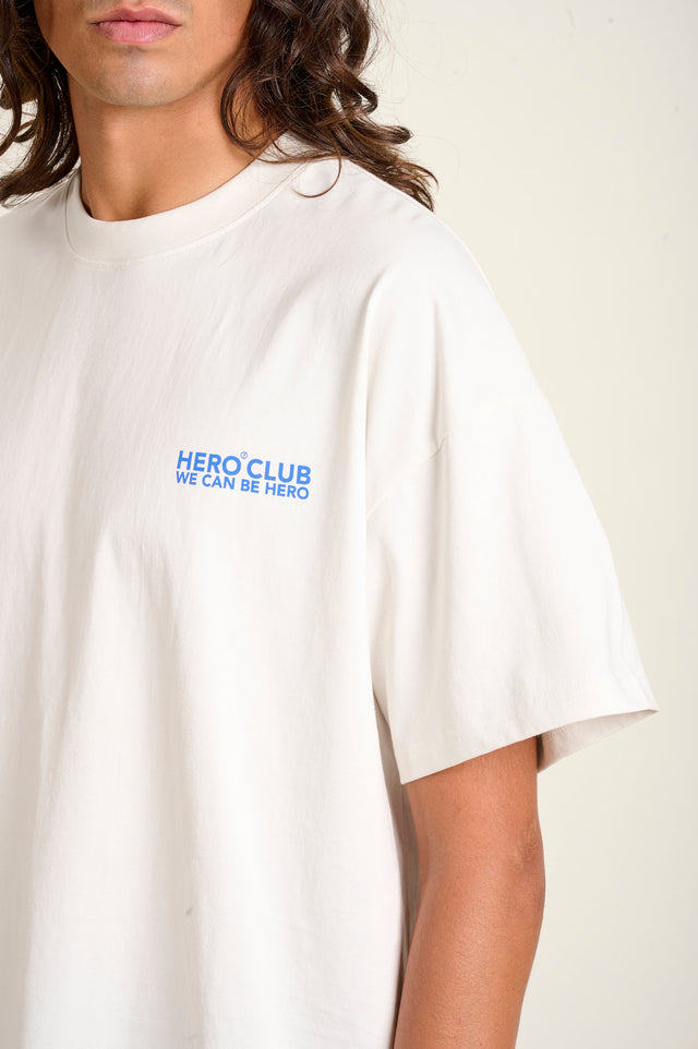 CLUB HERO OFF WHITE TEESHIRT