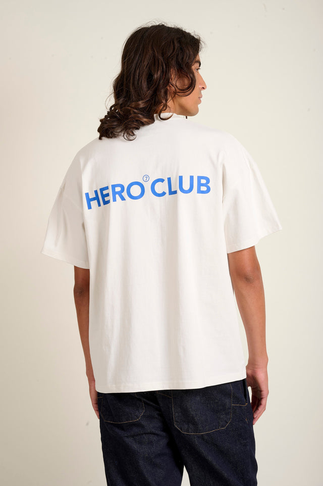 CLUB HERO OFF WHITE TEESHIRT