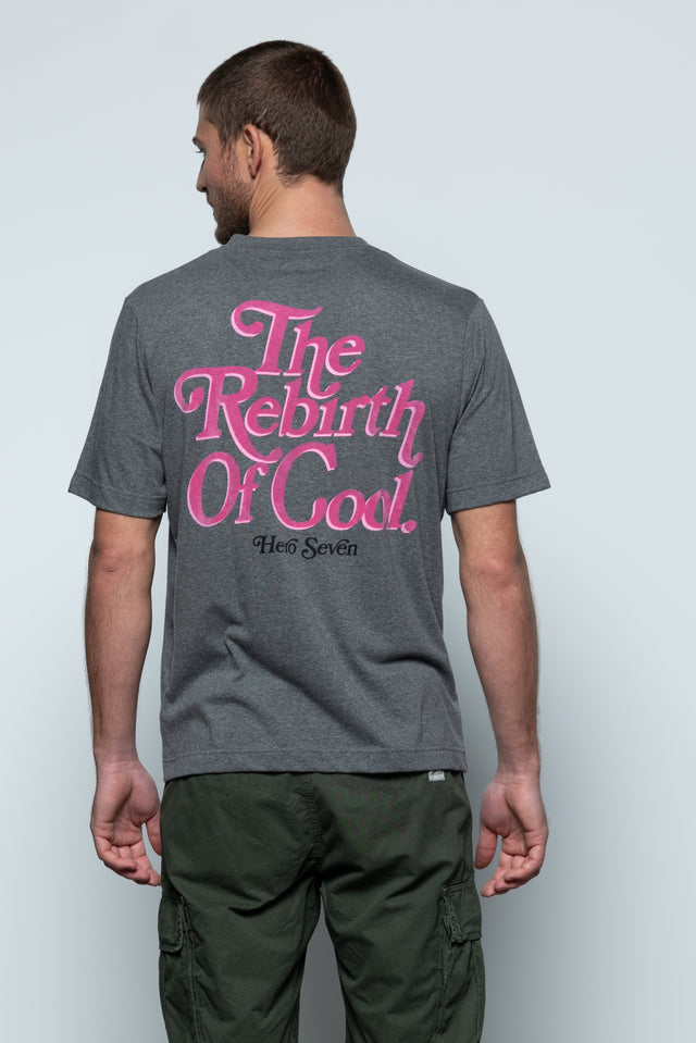 REBIRTH OF COOL - GREY MELANGE - TEESHIRT