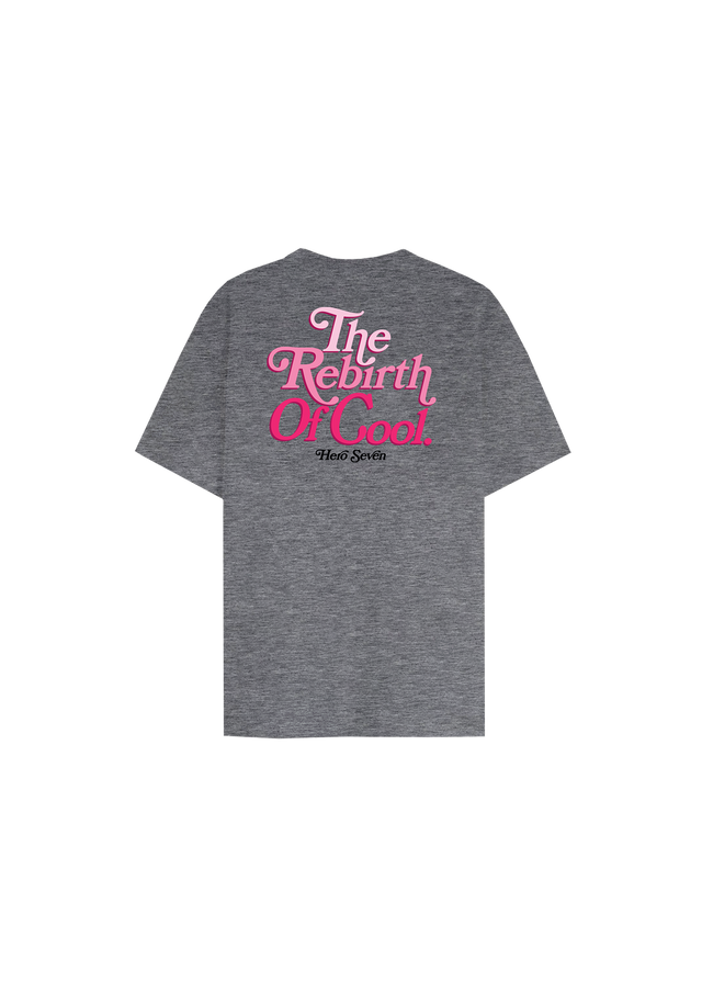 REBIRTH OF COOL - GREY MELANGE - TEESHIRT