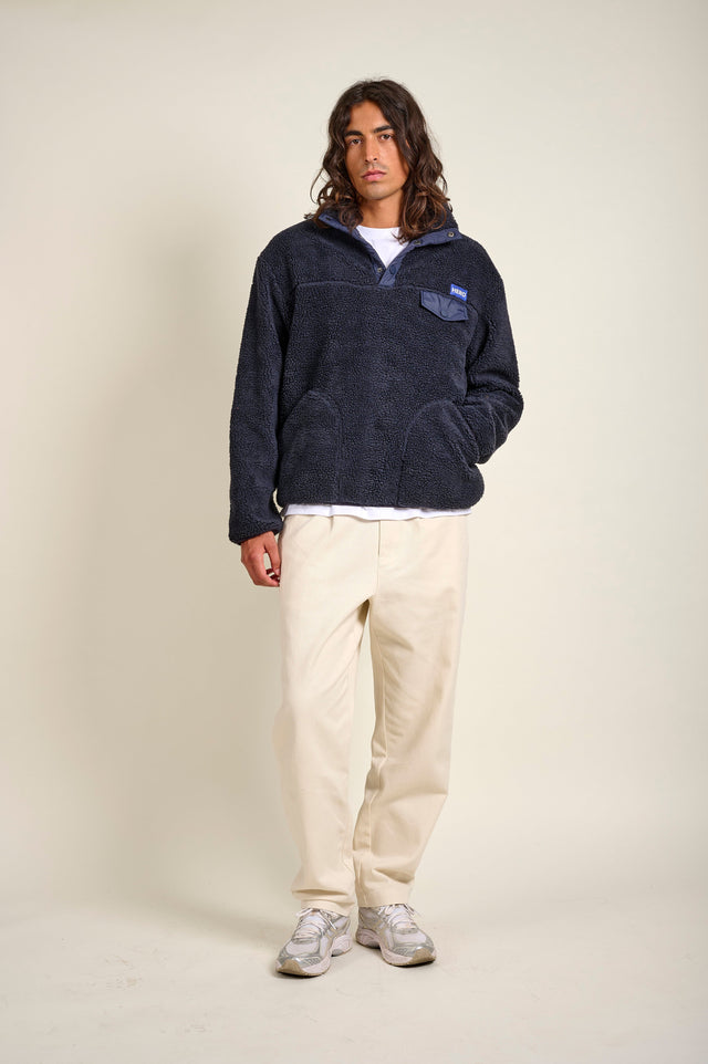 VESTE ALECK POLAIR - DARK NAVY - FLEE