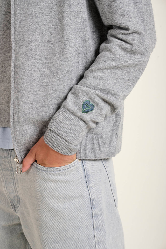 VESTE AUDRAN ZIPOVER - GREY MELANGE - PUL