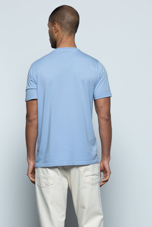 BASIC COL ROND - LAVENDER - TEESHIRT