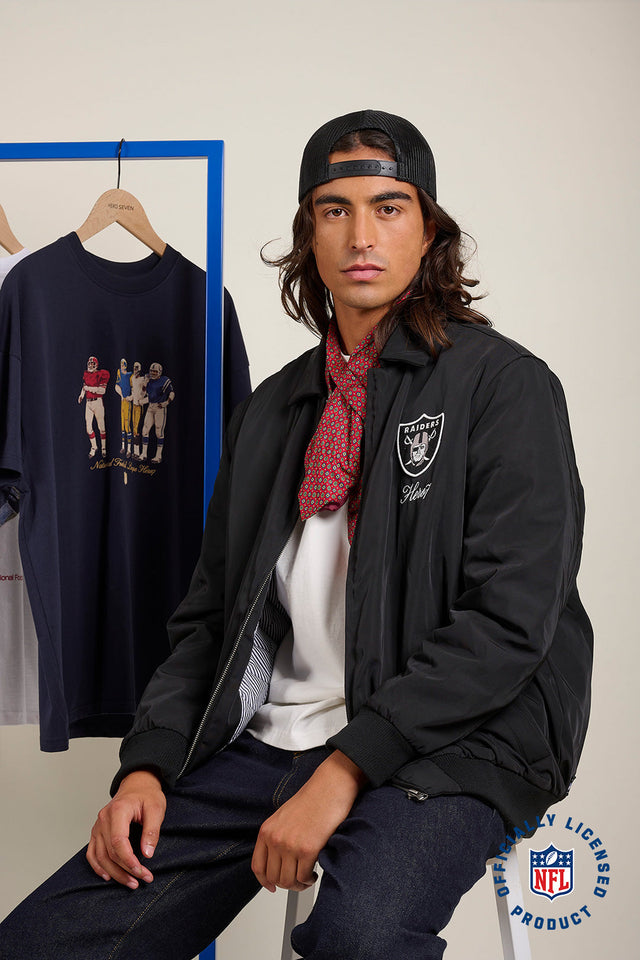 BLOUSON RAIDERS NFL - BLACK - JKTS