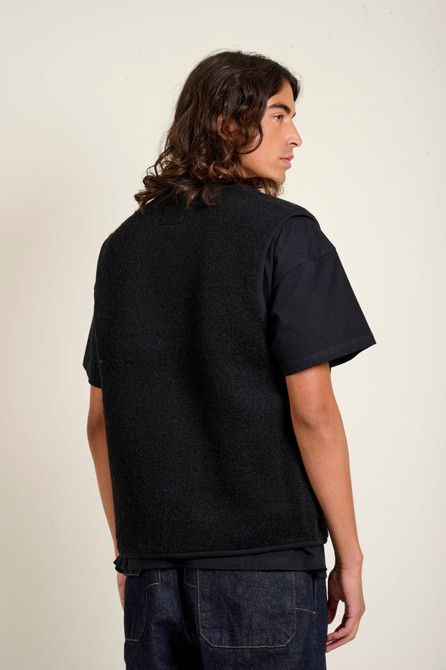 GILET SANS MANCHES ARTHUR - BLACK - FLEE
