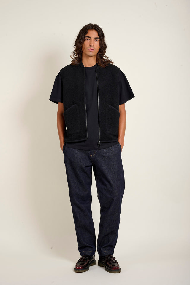 GILET SANS MANCHES ARTHUR - BLACK - FLEE