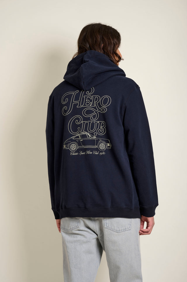 HOODIE ZIPPE ALFONSO - DARK NAVY - FLEE