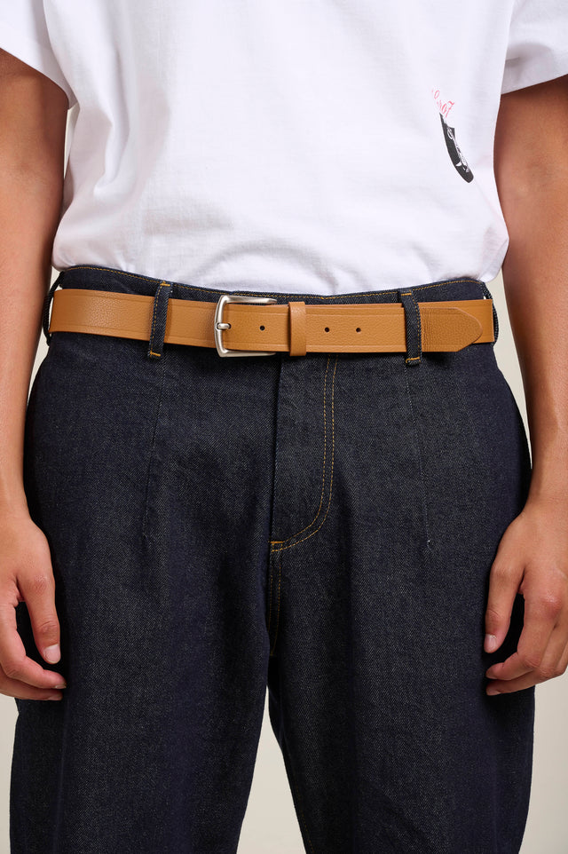 JEANS BELT COGNAC 007