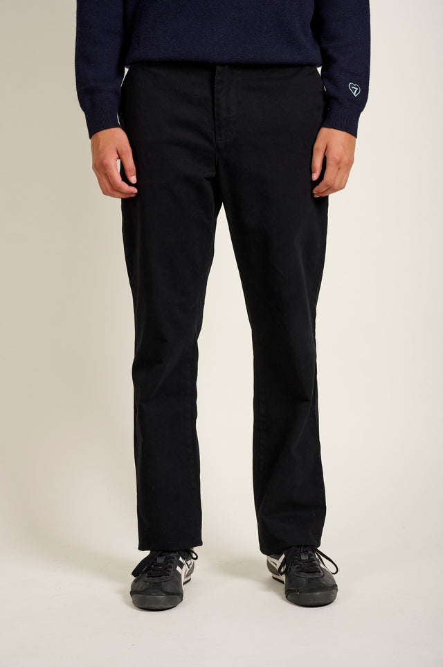 PANTALON BASIC CHINO - BLACK - PANTS