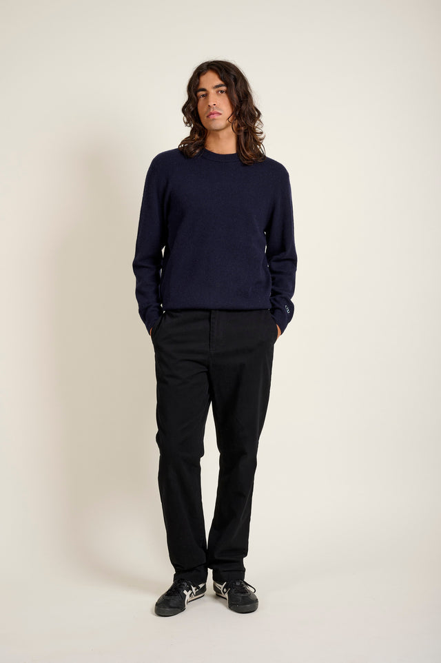 PANTALON BASIC CHINO - BLACK - PANTS