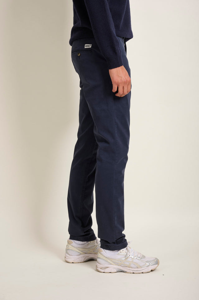 PANTALON BASIC CHINO - DARK NAVY - PANTS