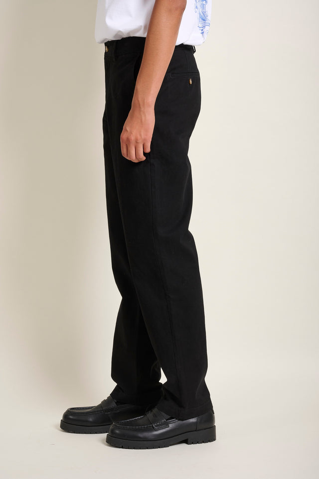 PANTALON CHINO REG - BLACK - PANTS