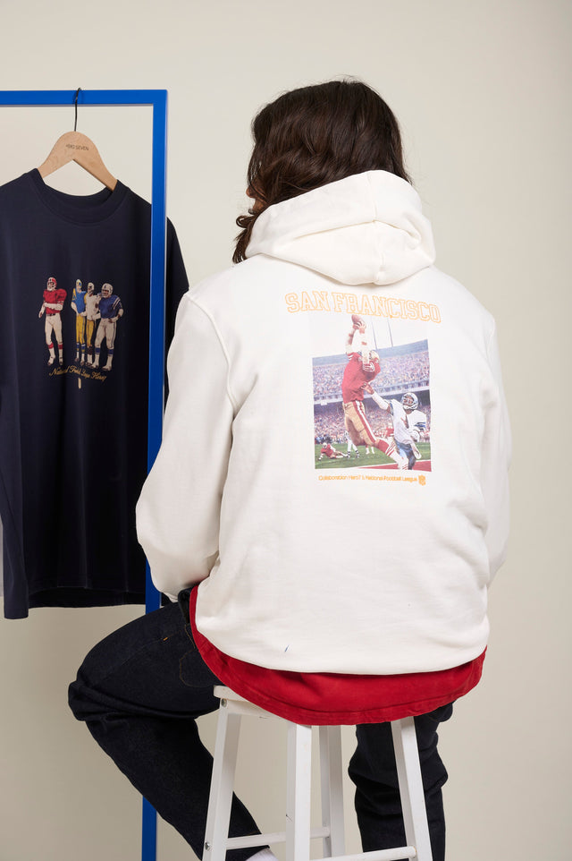 SWEAT À CAPUCHE SF - OFF WHITE - FLEE
