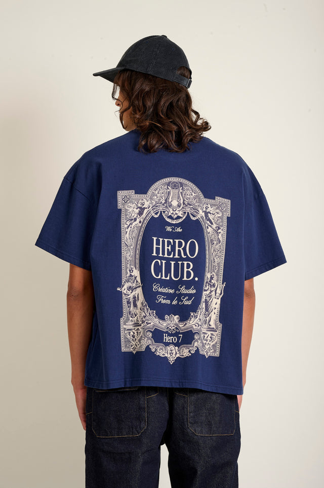 AKIVA TEE DARK NAVY TEESHIRT