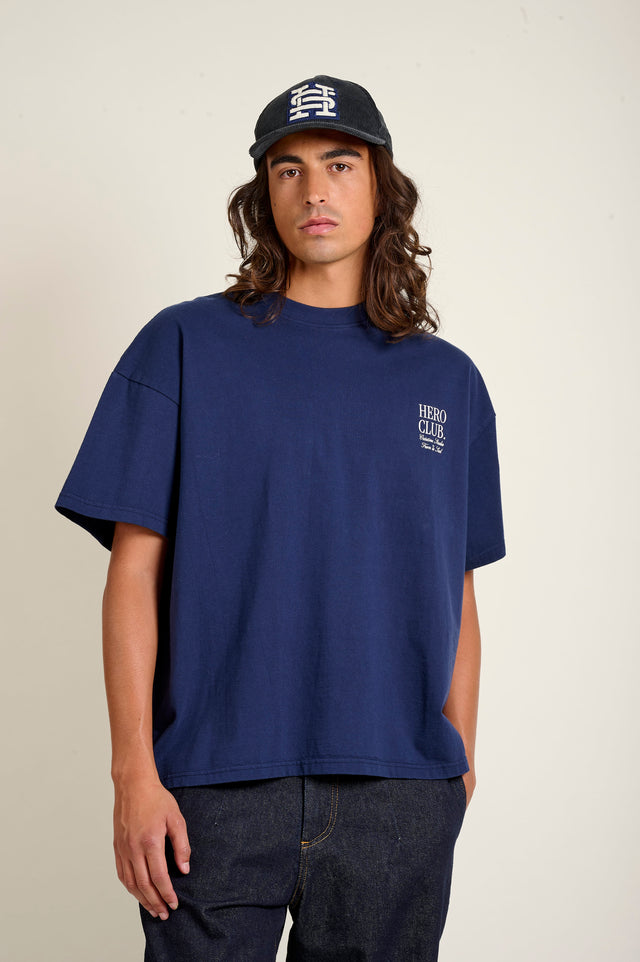 AKIVA TEE DARK NAVY TEESHIRT