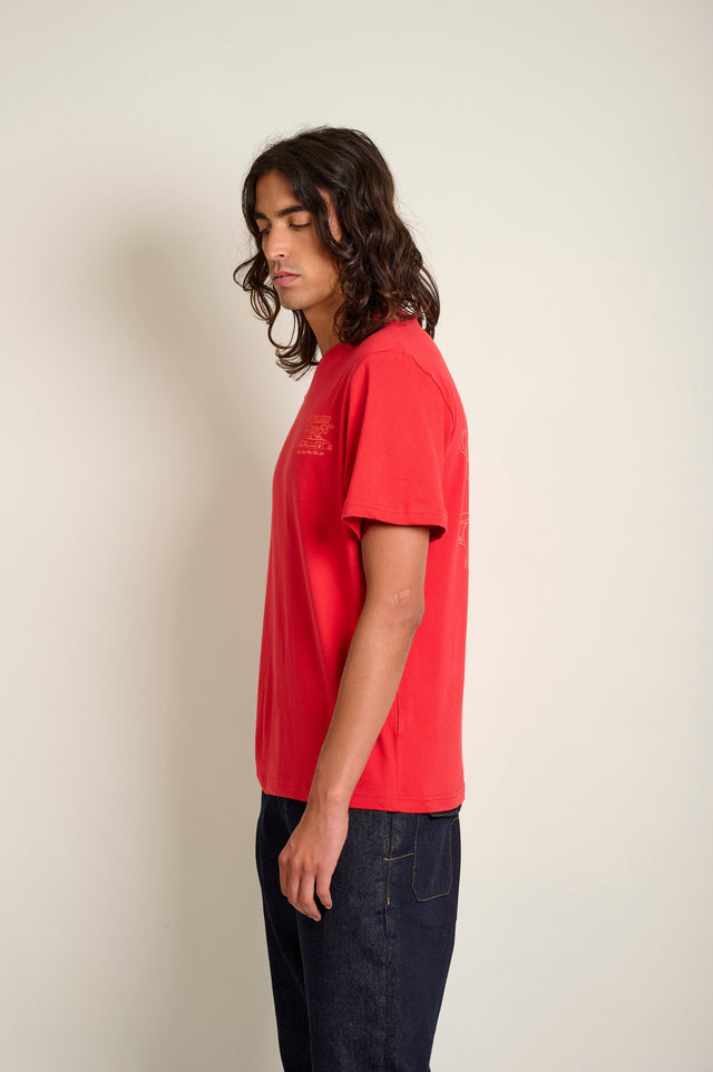 ARESKI TEE BERRY ROSE TEESHIRT