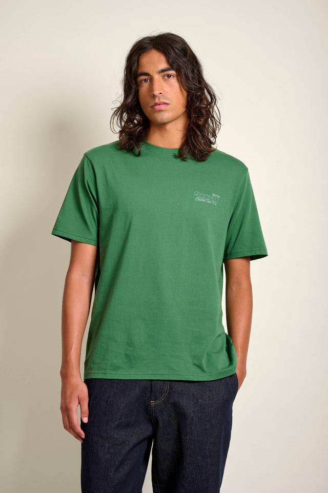 AUBAN TEE GRASS GREEN TEESHIRT