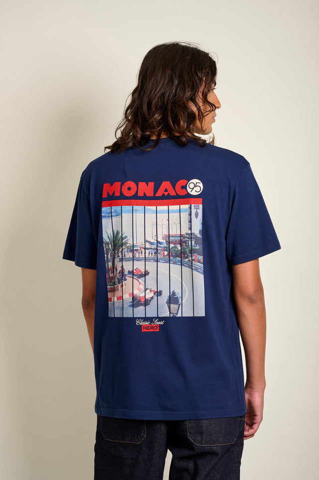 HAIRPIN TEE NAVY TEESHIRT