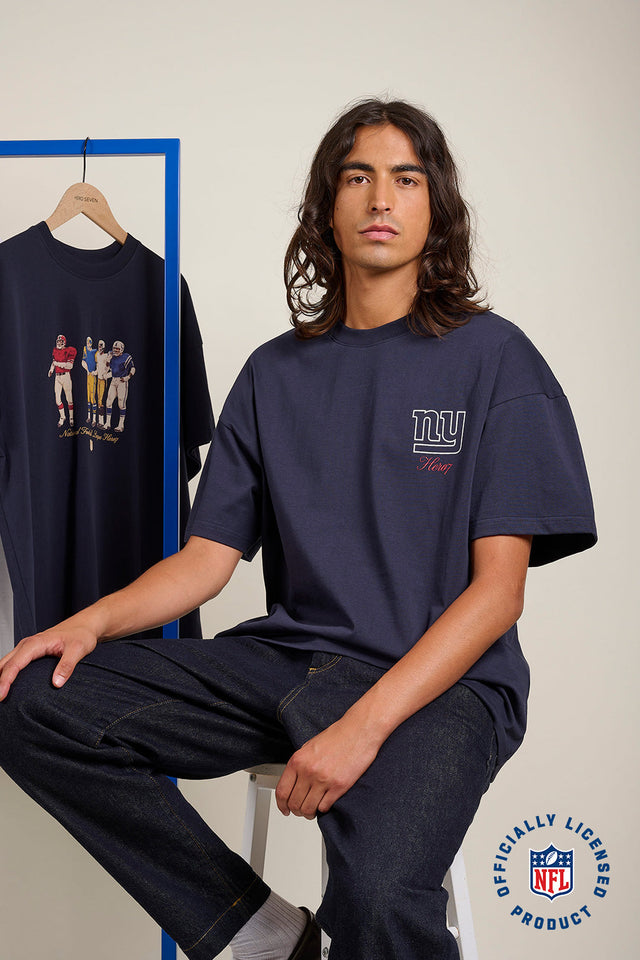 T-SHIRT NY GIANTS - NAVY - TEESHIRT