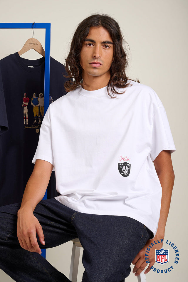 T-SHIRT RAIDERS - OPTICAL WHITE - TEESHIRT
